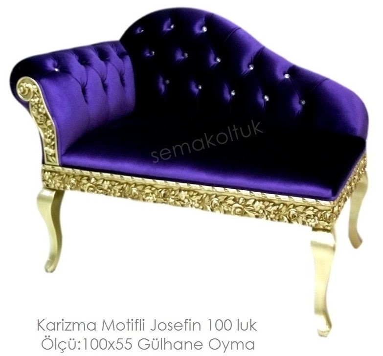 josefin koltuk motifli altın varaklı oymalı modeli